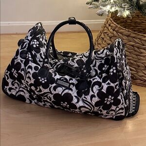 Vera Bradley Night and Day duffel. Rolling travel bag
